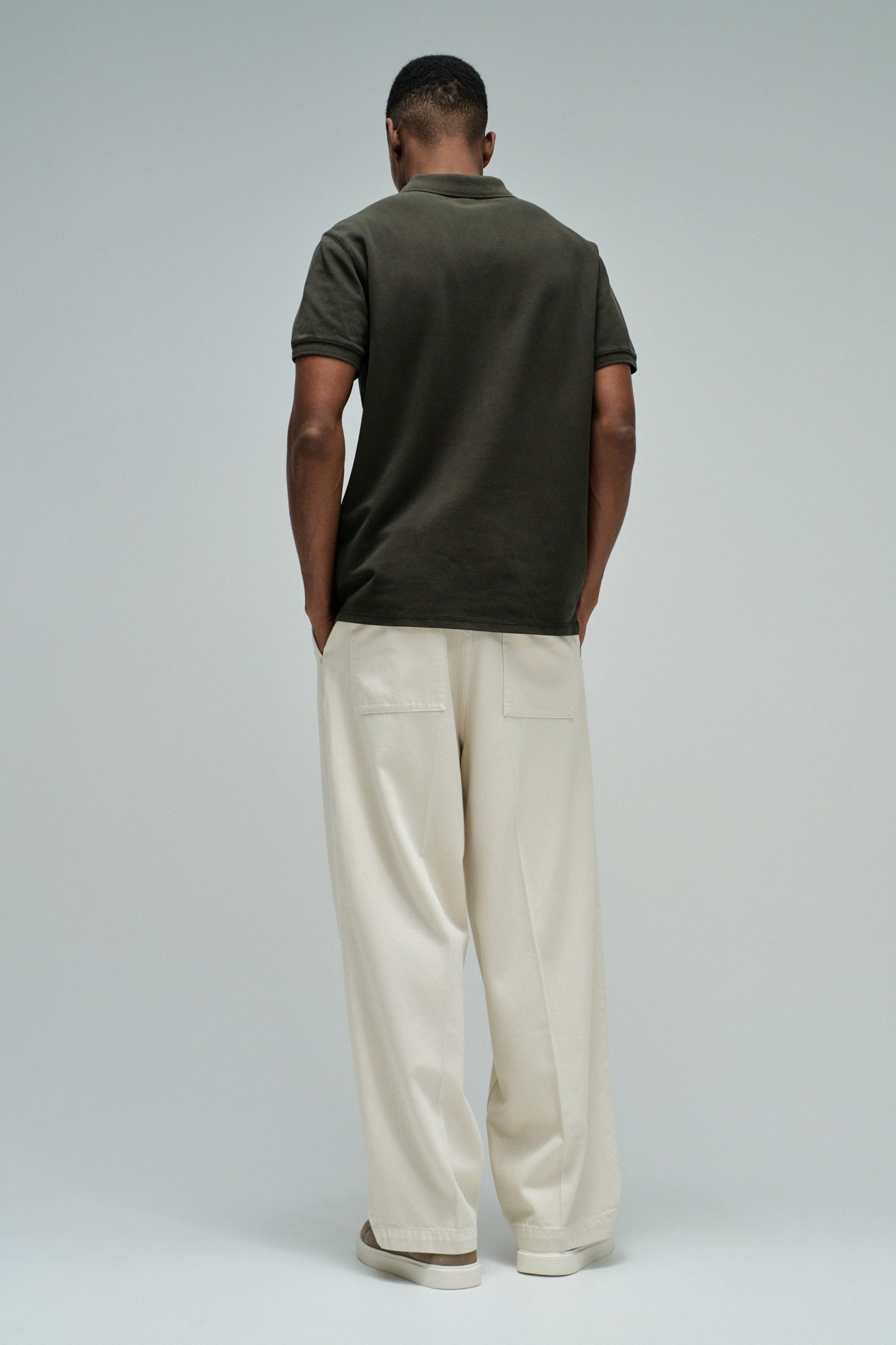 Washed Polo New Details in Dark Green T-Shirts Salsa Jeans