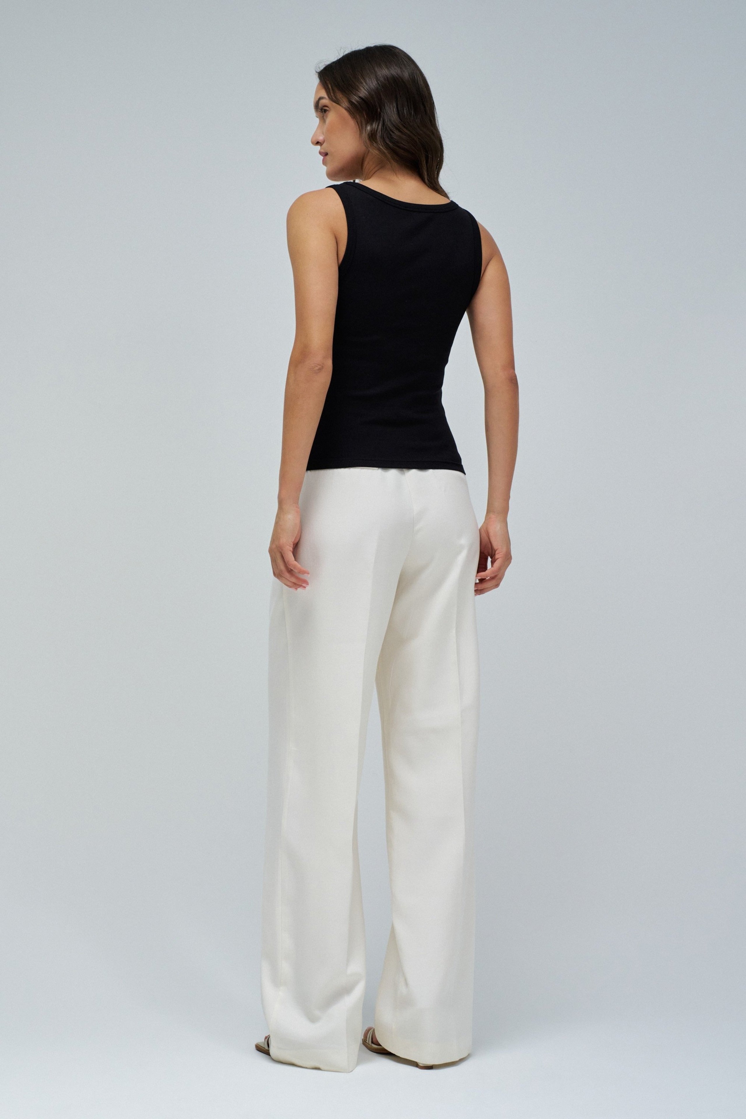 Tank Top With Embroidered Branding in Black T-Shirts Salsa Jeans