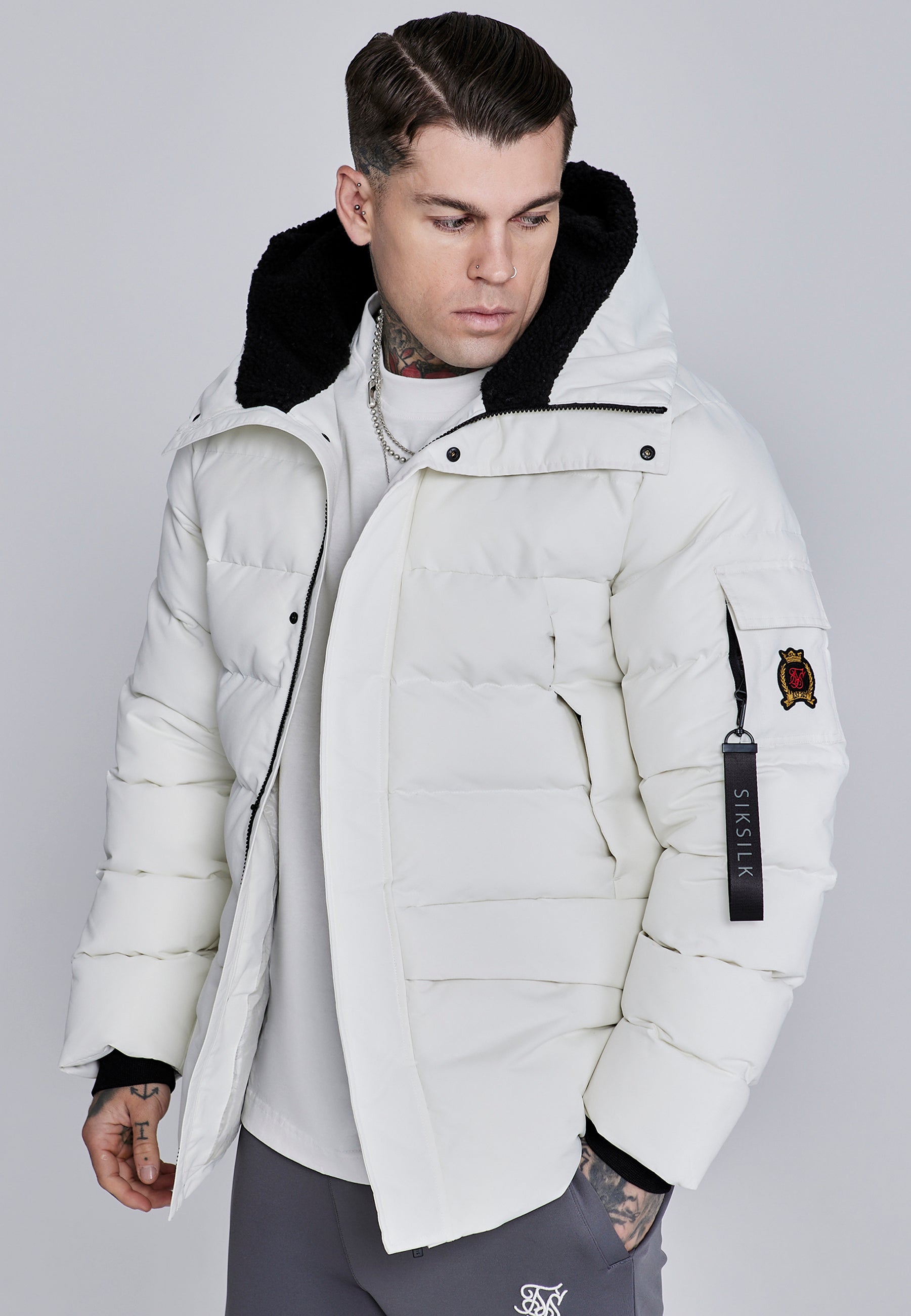 Parka in Ecru Jacken SikSilk